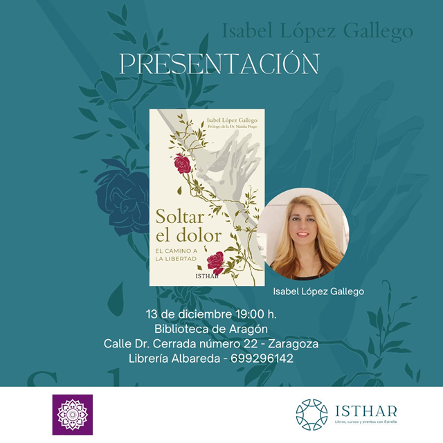 Isabel López Gallego presenta 'Soltar el dolor. El camino de la libertad